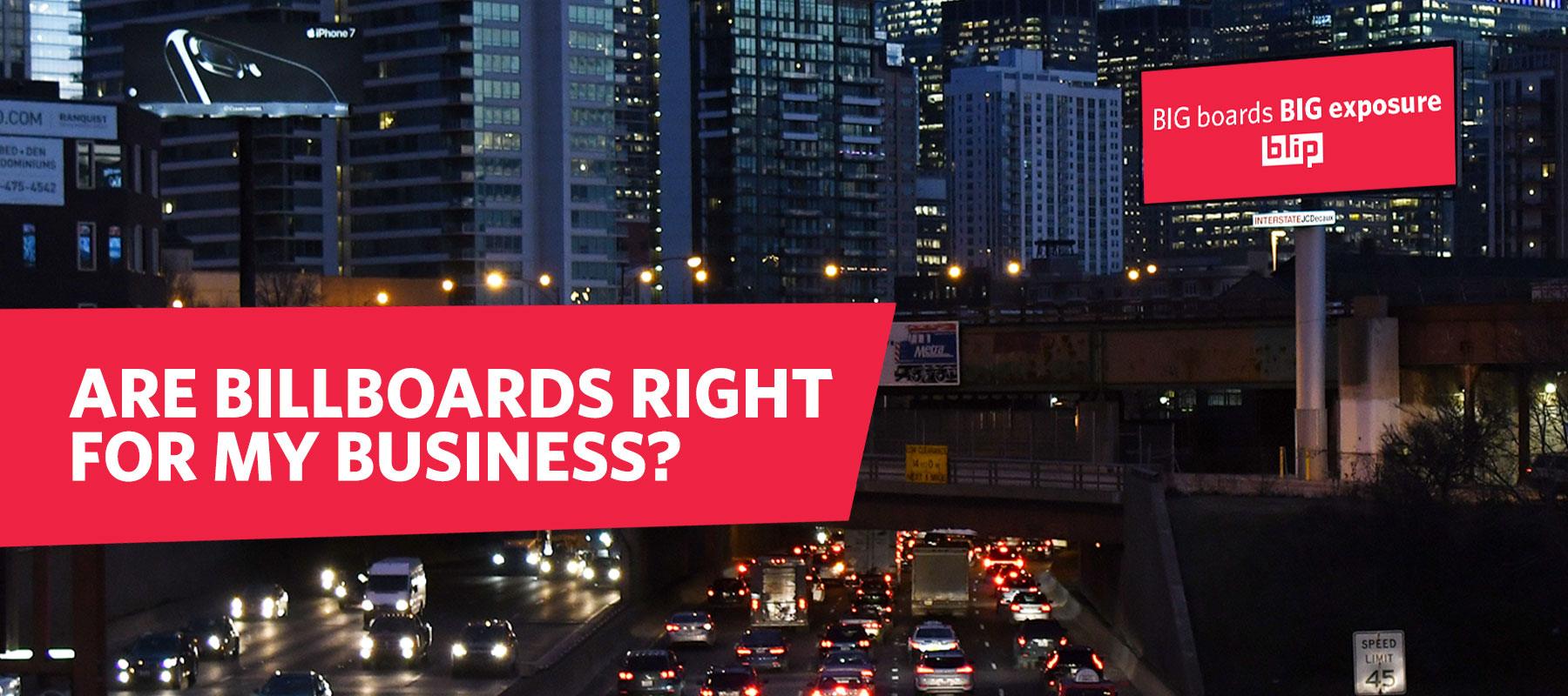 Billboards Right for Business